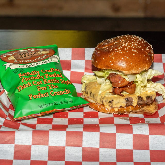 Bacon Cheeseburger Sandwich.
