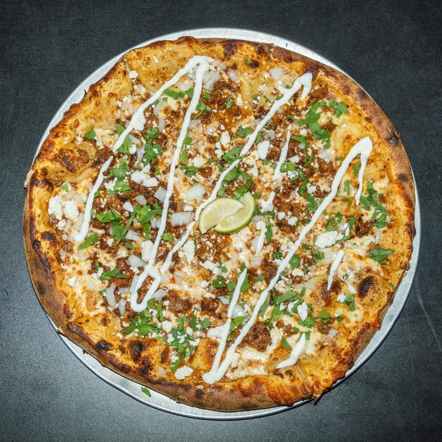 Carne Asada Pizza.