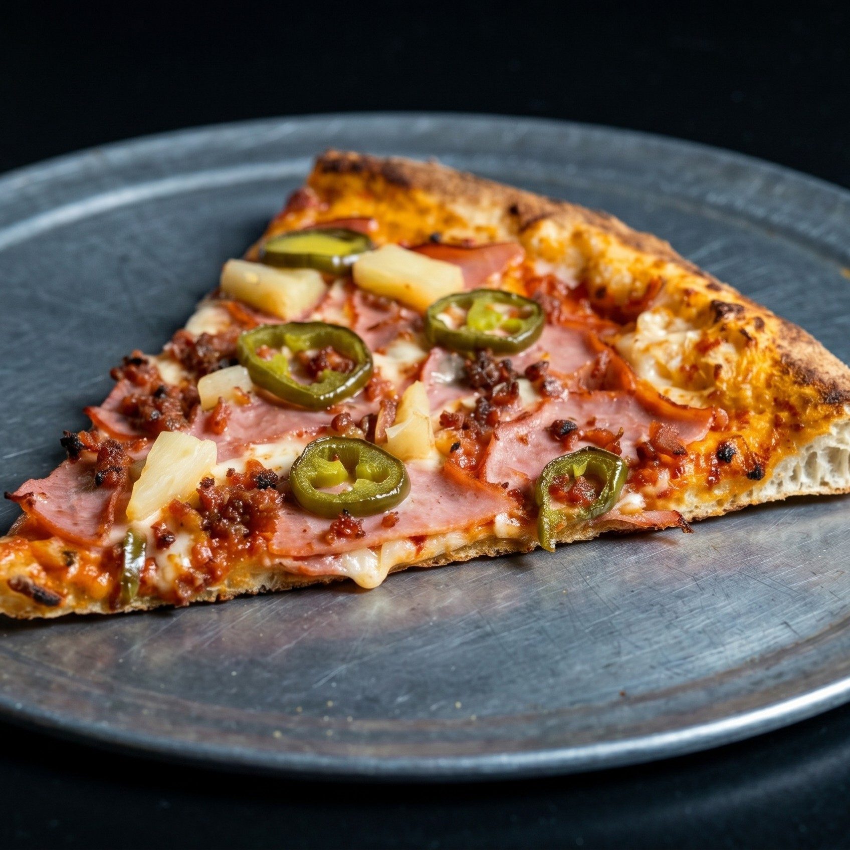 2+ Toppings Pizza Slice.