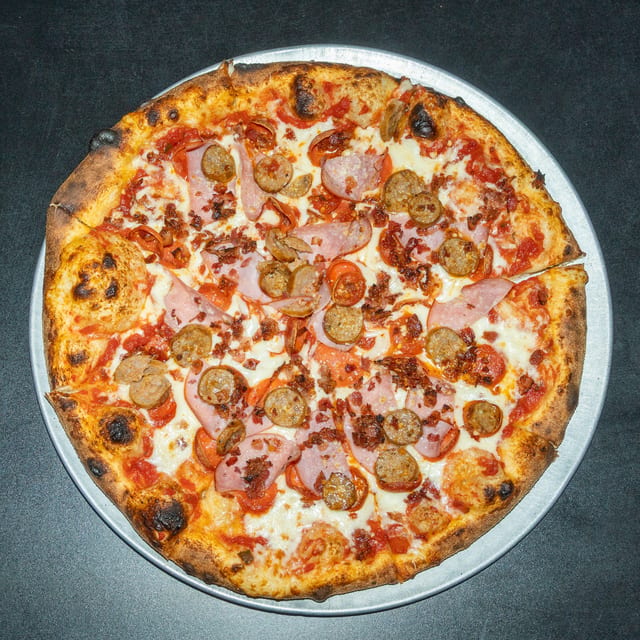Carnivore Pizza.