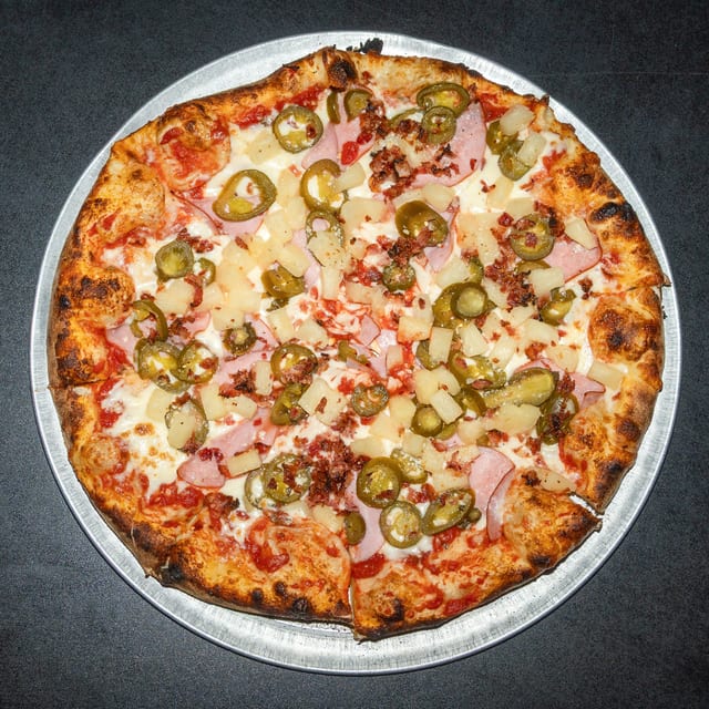 Spicy Pig Pizza.